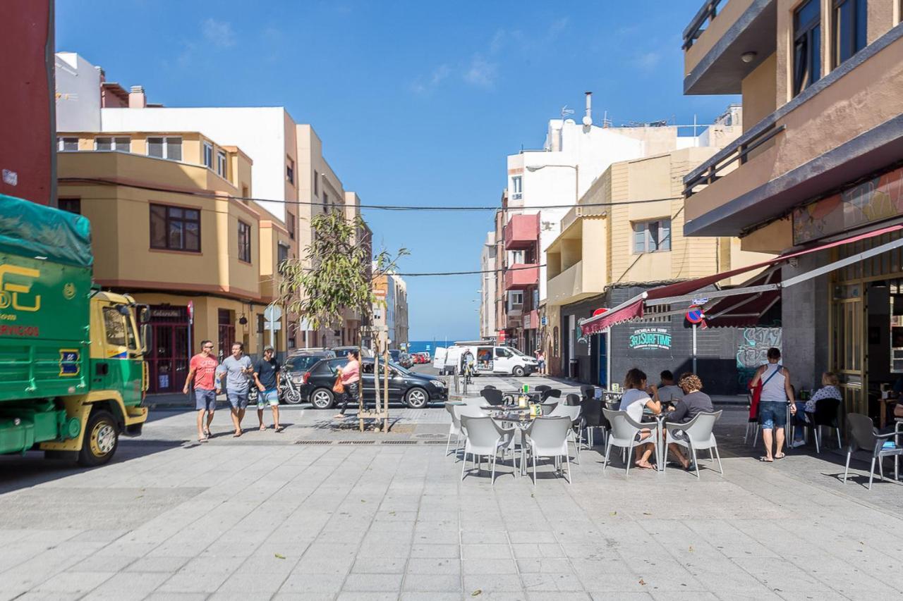 Flatguest Cicer - 3Bdr + Balcony + Beach لاس بالماس دي غران كاناريا المظهر الخارجي الصورة
