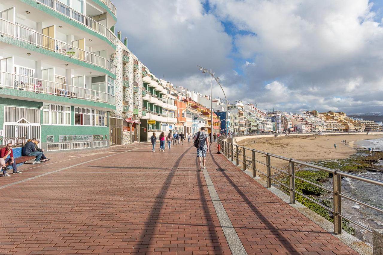 Flatguest Cicer - 3Bdr + Balcony + Beach لاس بالماس دي غران كاناريا المظهر الخارجي الصورة