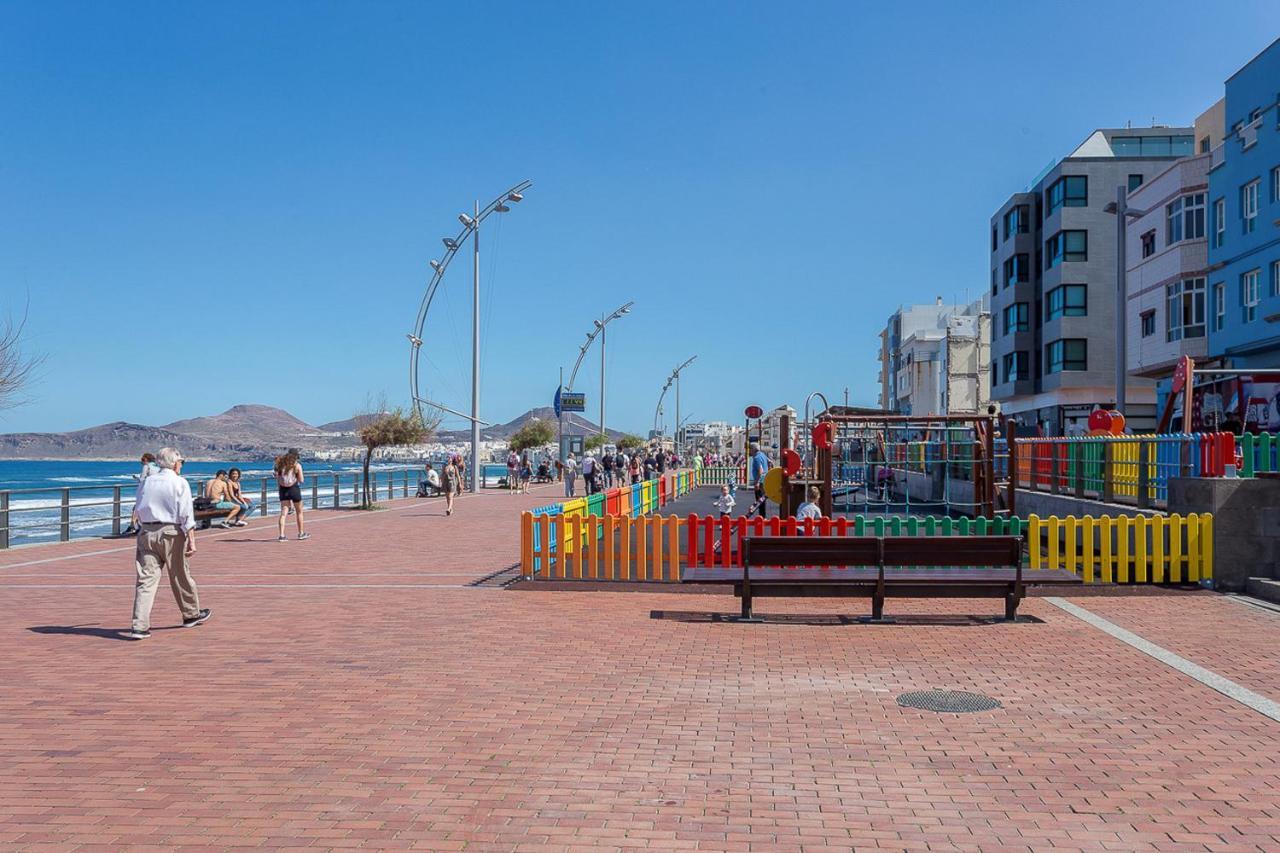 Flatguest Cicer - 3Bdr + Balcony + Beach لاس بالماس دي غران كاناريا المظهر الخارجي الصورة